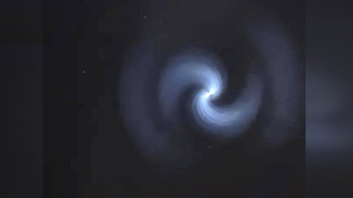 Mysteriöse Licht-Spirale am Himmel über Berlin