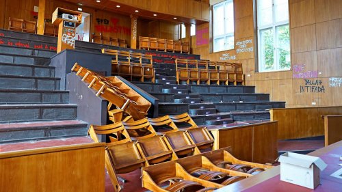 Israel-Hasser richten bei HU-Besetzung bis zu 100.000 Euro Schaden an