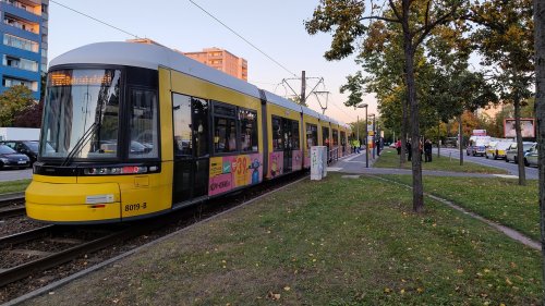 Hellersdorf: Person von Tram erfasst