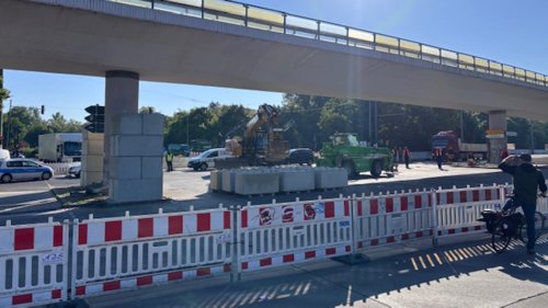 Gesperrte Brücke an der Wuhlheide sorgt für Verkehrschaos