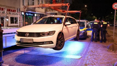 Wilde Verfolgungsjagd mit der Polizei durch Schöneberg