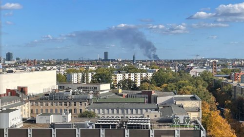 Brand in Lagerhalle am Müggelsee