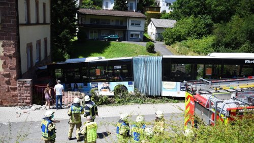 Heidelberg: Linienbus kracht in Wohnhaus – mehrere Verletzte
