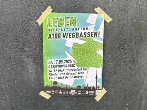 Berliner Clubs planen Protest-Rave gegen A100-Verlängerung