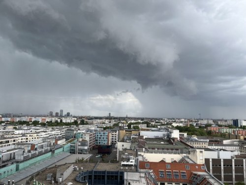 Starkregen, Hagel und Gewitter über Berlin und Brandenburg