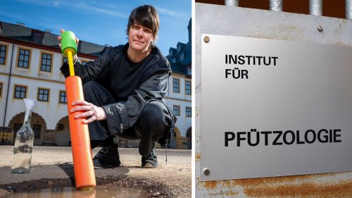Mirja ist die erste Pfützen-Forscherin der Welt