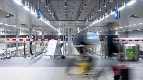 Komplette Tiefebene am Berliner Hauptbahnhof bis Dienstag dicht