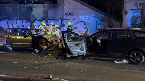 Schlimmer Frontal-Unfall in Wittenau – Fahrer in Lebensgefahr!