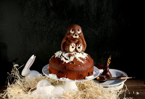 Schokoladenkuchen für Ostern