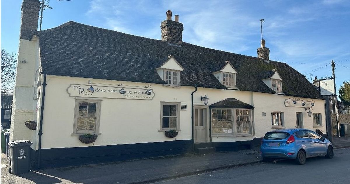 Charming Cambs country pub with open fireplaces up for sale