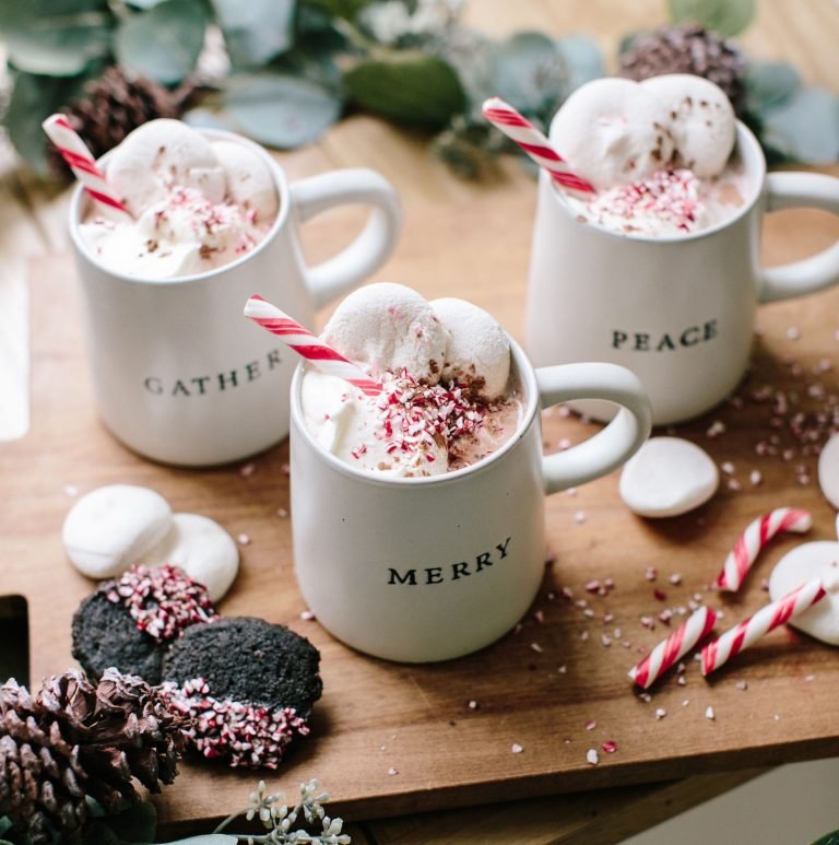 This Boozy Peppermint Hot Chocolate Is Sugar, Spice, & Everything Nice