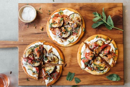 I Can’t Stop Making This Eggplant and Ricotta Flatbread Pizza