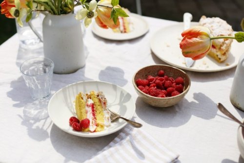 We’re Ending Every Summer Meal With This Easy and Elegant Rhubarb Meringue Cake