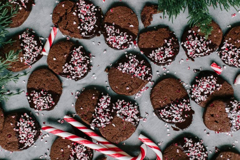 All I Want for Christmas Are These Peppermint Hot Chocolate Shortbread Cookies
