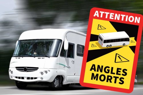 Angles-Morts-Aufkleber fürs Wohnmobil: Toter-Winkel-Markierung in Frankreich Pflicht