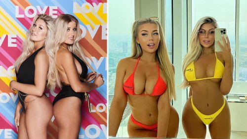 Love Island Twins Jess & Eve Gale before and after