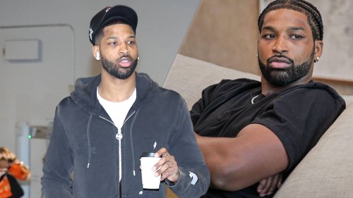 Tristan Thompson spotted getting cosy with mystery woman in Vegas