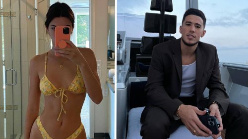 Kendall Jenner's ex Devin Booker reacts to her racy sunbathing photo