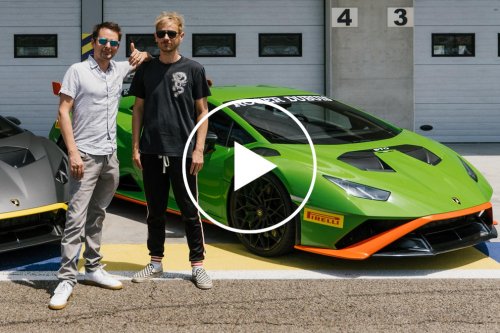 Rock Stars Were Allowed To Thrash A Lamborghini Huracan STO On Track