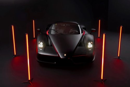 One-Off Matte Black Ferrari Enzo Could Only Be Ordered By A Royal Family