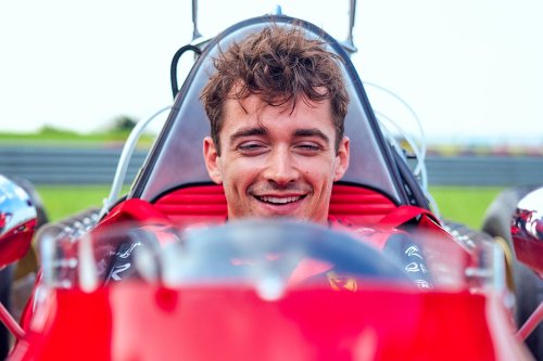 Charles Leclerc Drives Ferrari's Infamous Spaghetti Car