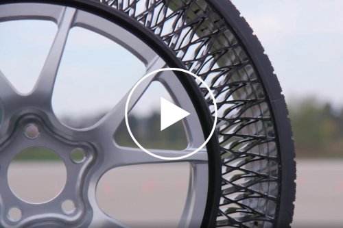 Goodyear Shows Off New Airless Tires