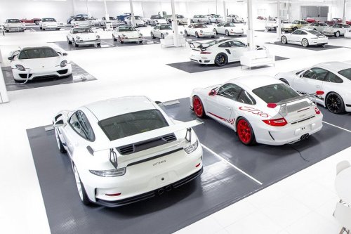 The Incredible White Collection Made Up Of 56 Porsches Is Up For Sale