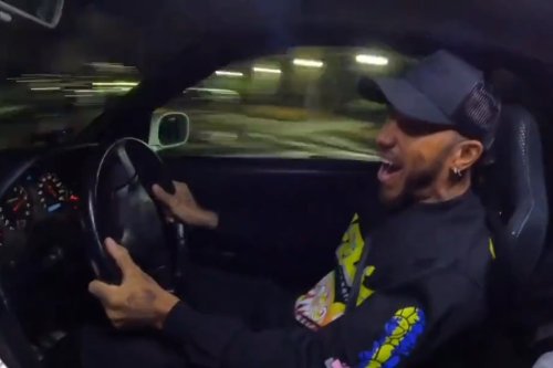 Lewis Hamilton Reprimanded For Ripping Donuts In An R34 Nissan GT-R