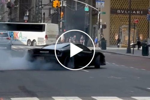 WATCH: Crazy Ferrari 488 Pista Driver Does Donuts In The Middle Of New York