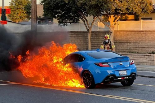 Toyota GR86 Catches Fire Just Hours After 4-Month Dealership Repair