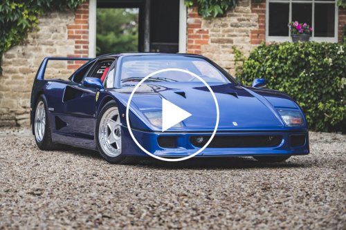 blue ferrari f40 for sale