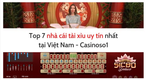Top 6 nhà cái tài xỉu uy tín nhất tại Việt Nam - Casinoso1