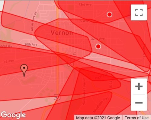 Transmission circuit failure creates massive power outage (Vernon)