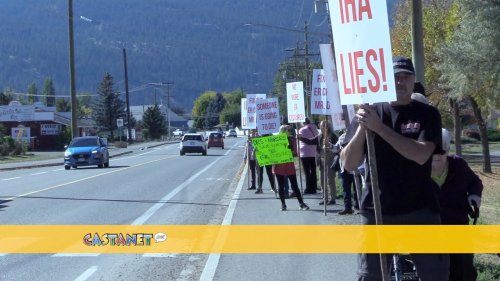 Rally in Merritt calls on provincial government to find fix for repeated hospital closures (Kamloops)
