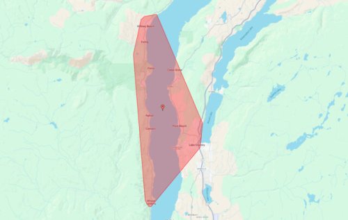 More than 9,200 homes are without power in the Okanagan
