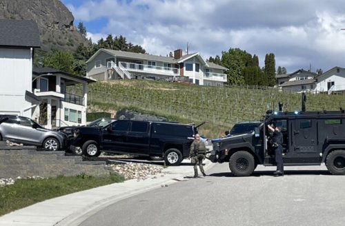 Gang unit, tactical police raid new home in West Kelowna