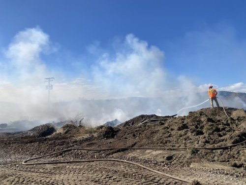 Fire crews responding to blaze near Kootenay Way, one of four in area since Sunday evening - Kamloops News