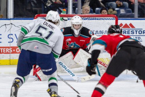 Seattle takes opening game of Western Conference quarter-final, 3-2 over visiting Rockets