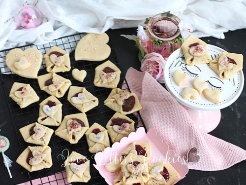 Super einfache Love Letter Cookies – Liebesbriefe Kekse zum Valentinstag