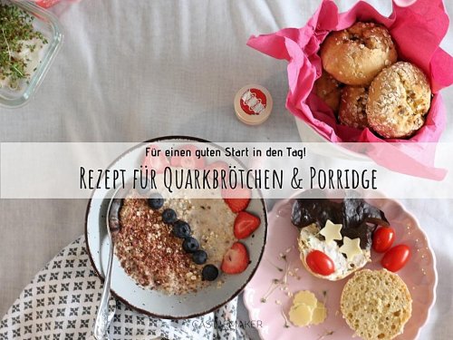 Quarkbrötchen, Porridge und meine Morgenroutine mit Yakult
