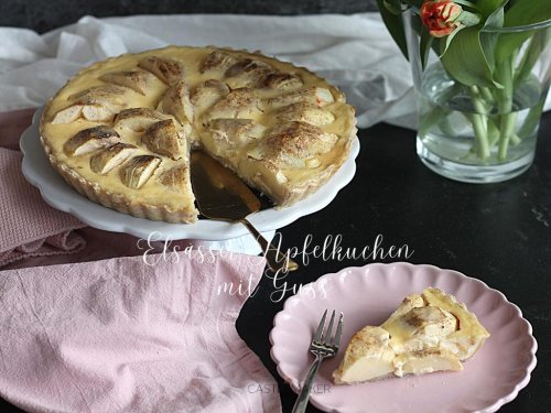 Super leckerer Elsässer Apfelkuchen mit Rahmguss « Castlemaker Foodblog & Lifestyle Magazin