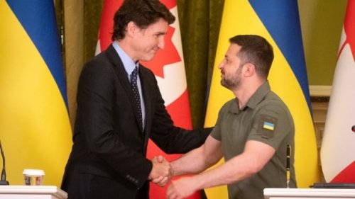Trudeau commits $500M more in military aid during surprise visit to Kyiv
