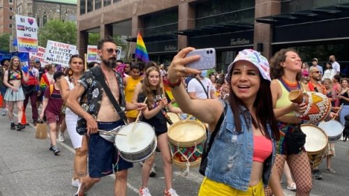 Massive crowd marches in Pride parade in Toronto
