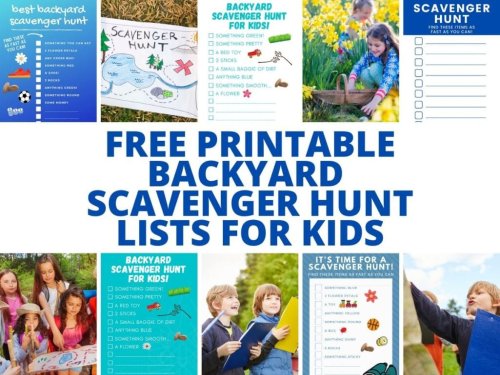 The one backyard game every kid is playing this summerâ€¦the scavenger hunt - C Boarding Group - Travel, Remote Work & Reviews