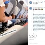G-R-O-S-S! Airplane Foot Massage takes passenger shaming to a new level