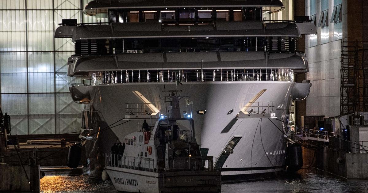 Italy freezes $700 million mega-yacht linked to "prominent elements of the Russian government"