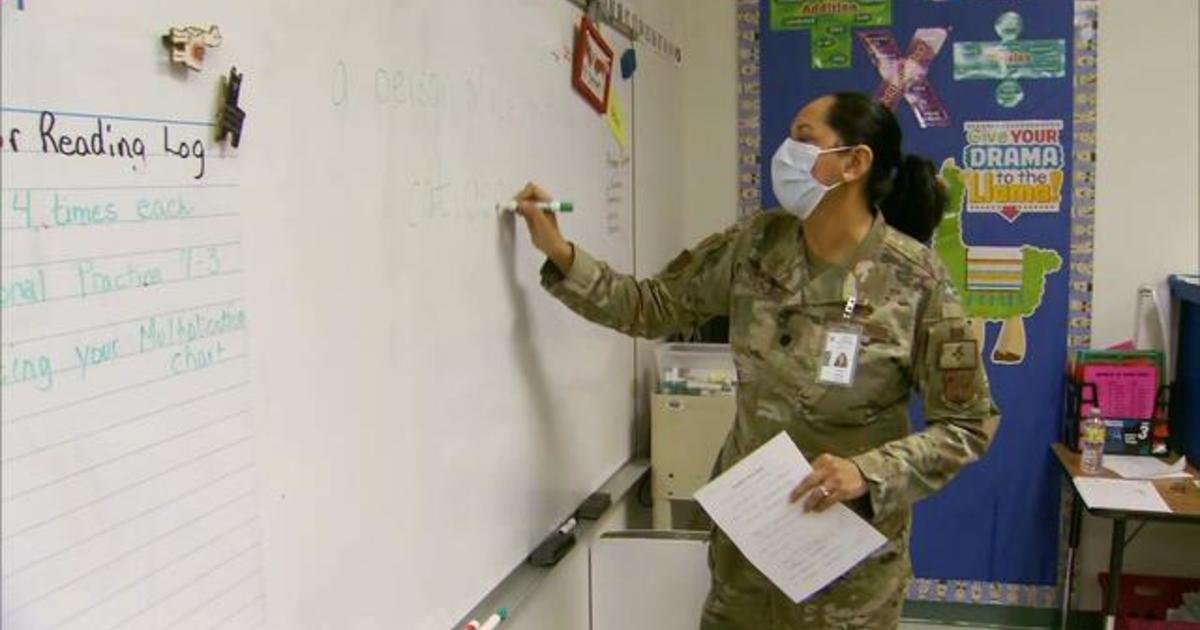 New Mexico governor, National Guard troops volunteer to substitute teach amid state's COVID surge