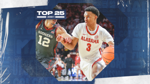 College basketball rankings: Alabama holds on to lofty spot in Top 25 And 1 despite blowout at Oklahoma