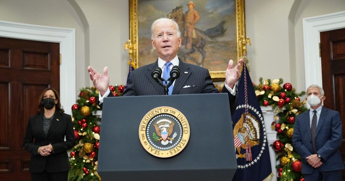 Biden says Omicron variant is "cause for concern, not a cause for panic"