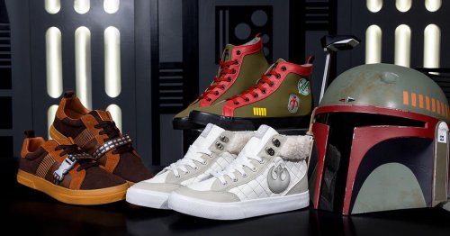 Boba Fett and Chewbacca Star Wars Sneakers Are Now In Stock